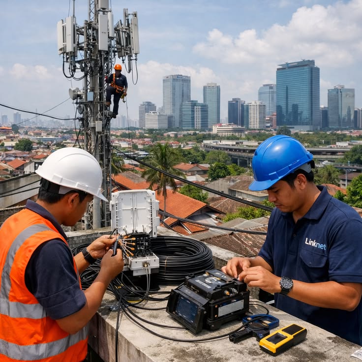 Pemasangan Fiber di Perumahan